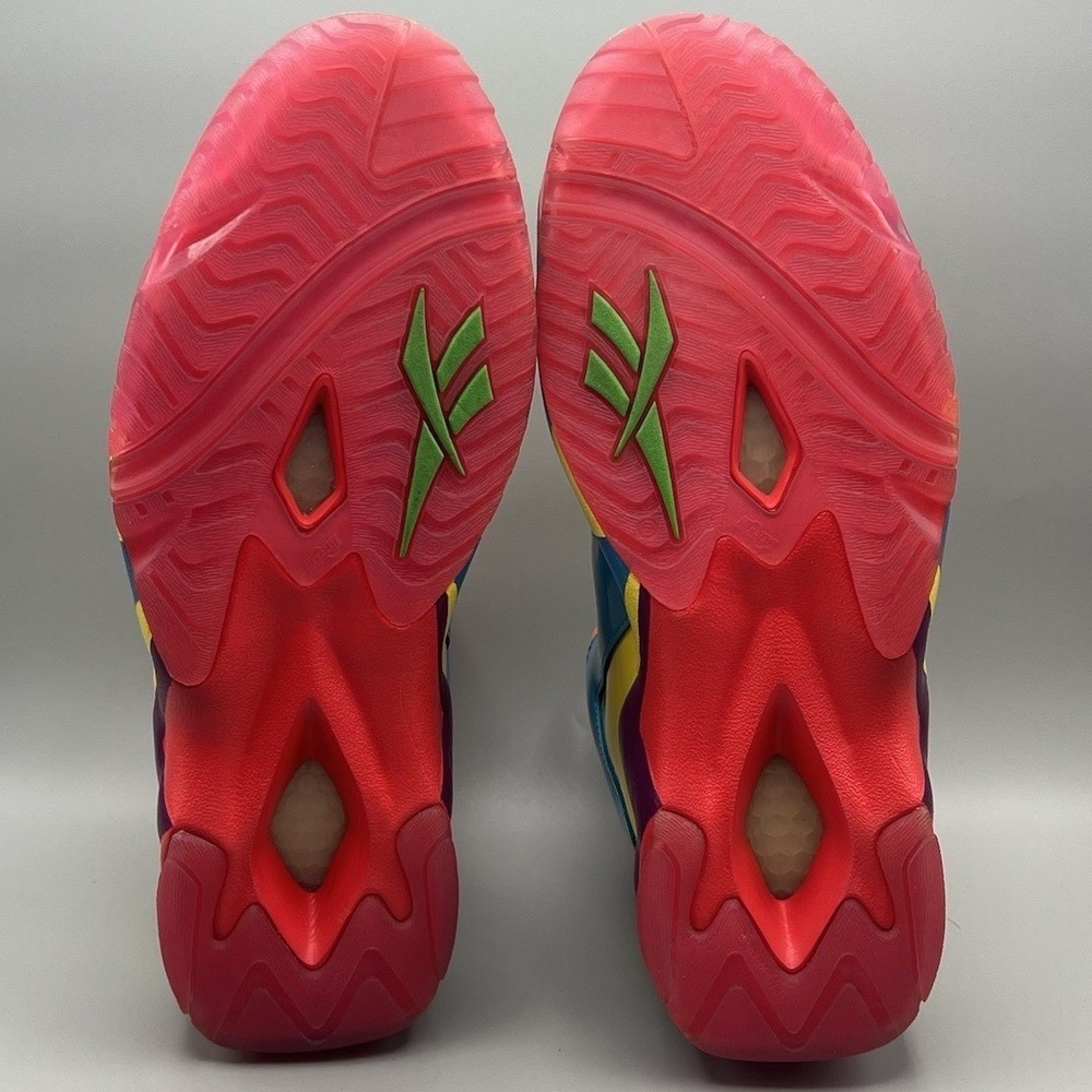 Reebok Kamikaze 2 Candy Land Shawn Kemp Retro Basketball - Men's Size 12 USED - Picture 7 of 9